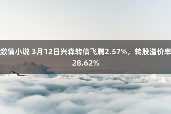 激情小说 3月12日兴森转债飞腾2.57%，转股溢价率28.62%