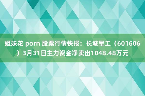 姐妹花 porn 股票行情快报：长城军工（601606）3月31日主力资金净卖出1048.48万元